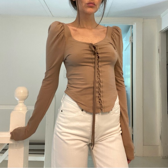 Free People Tops - Free People Willow Corset Top in Nomad NWT